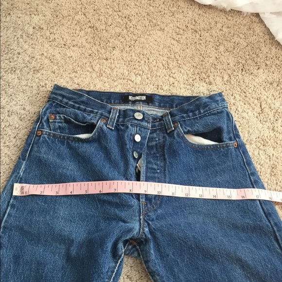 Ref jeans Levi 501 repurposed reformation - Picture 8 of 16